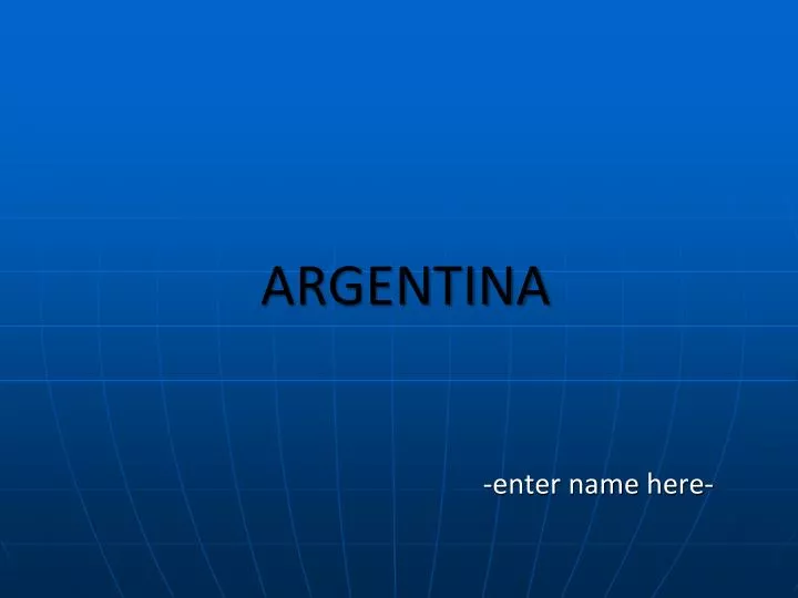 argentina