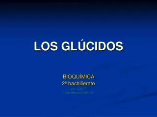los gl cidos