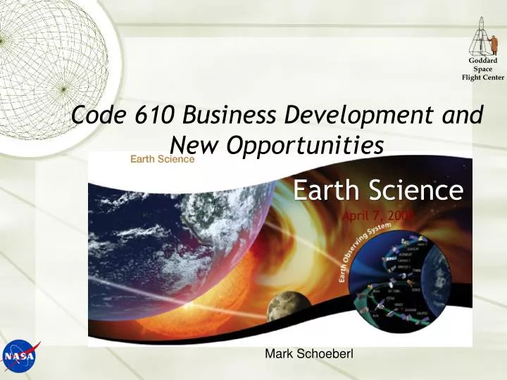 code 610 business development and new opportunities