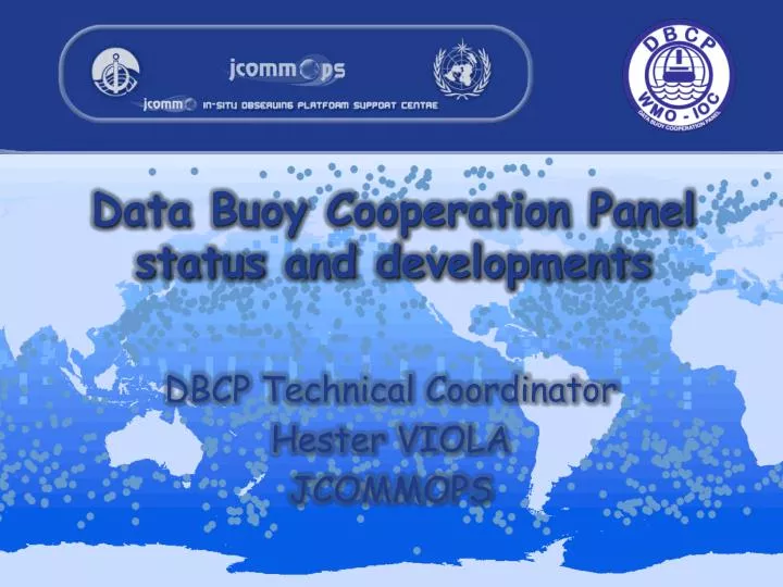 data buoy cooperation panel status and developments
