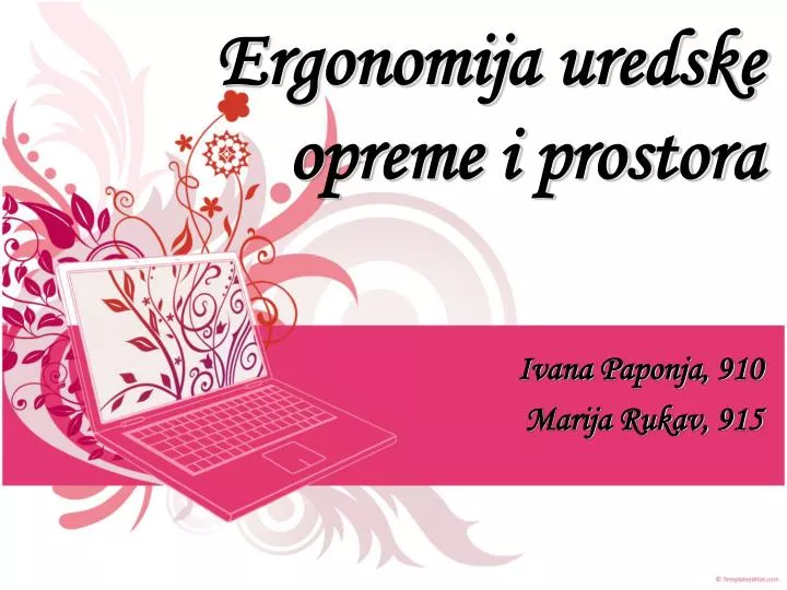 ergonomija uredske opreme i prostora