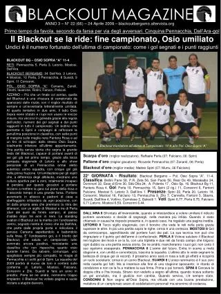 blackout magazine