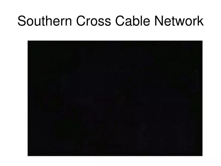 southern cross cable network