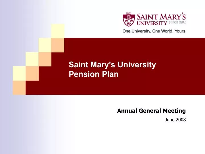 saint mary s university pension plan