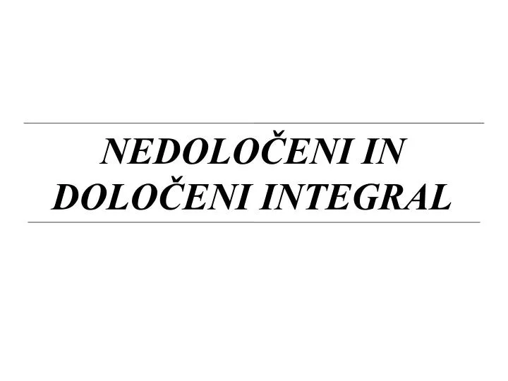 nedolo eni in dolo eni integral