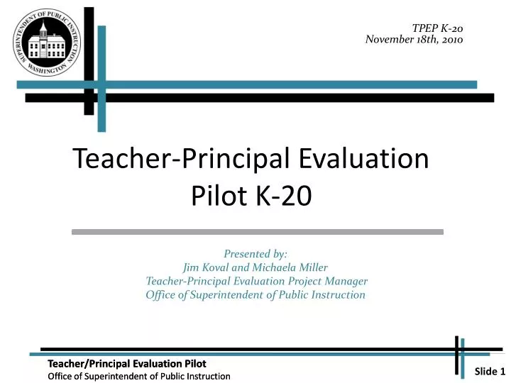 teacher principal evaluation pilot k 20
