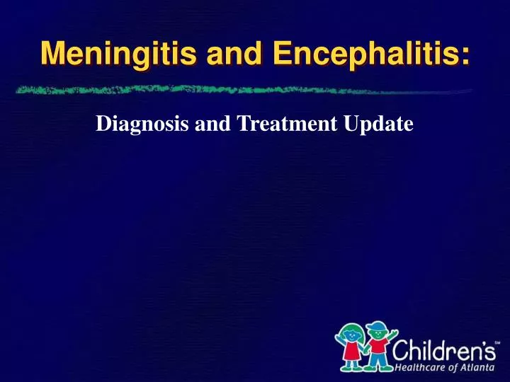 meningitis and encephalitis