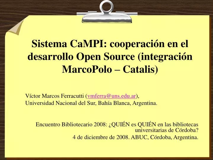 sistema campi cooperaci n en el desarrollo open source integraci n marcopolo catalis