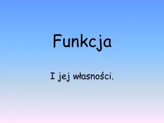 funkcja