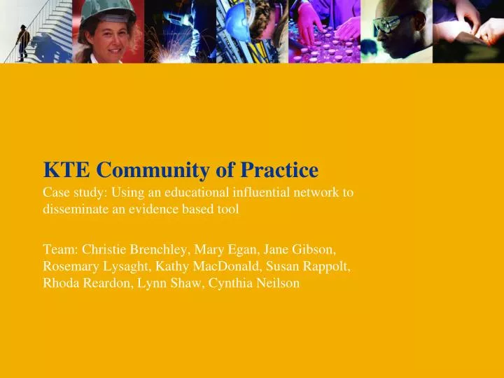 kte community of practice