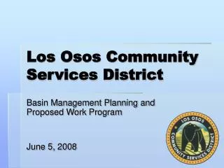 Los Osos Community Services District
