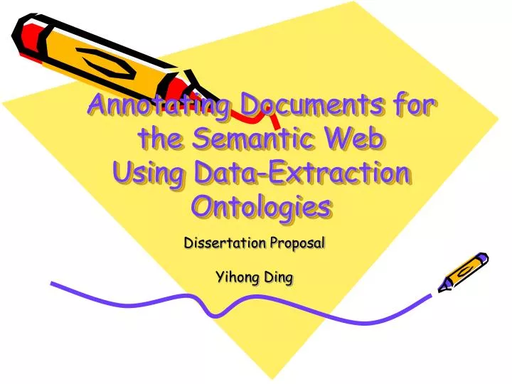 annotating documents for the semantic web using data extraction ontologies