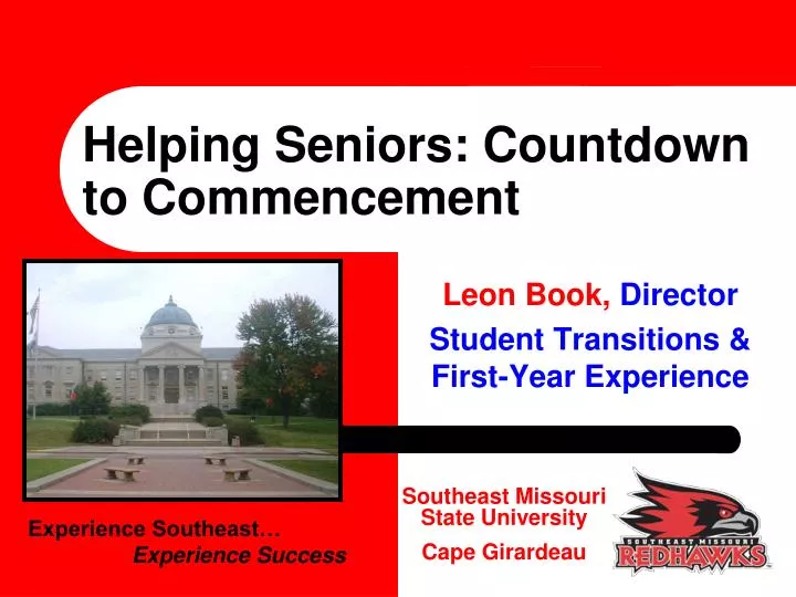 helping seniors countdown to commencement