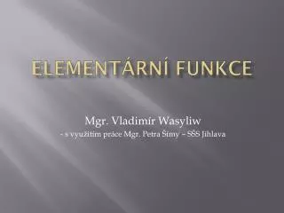 element rn funkce