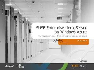 SUSE Enterprise Linux Server on Windows Azure