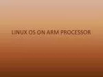 LINUX OS ON ARM PROCESSOR