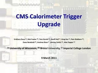 CMS Calorimeter Trigger Upgrade