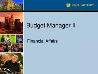 Budget Manager II