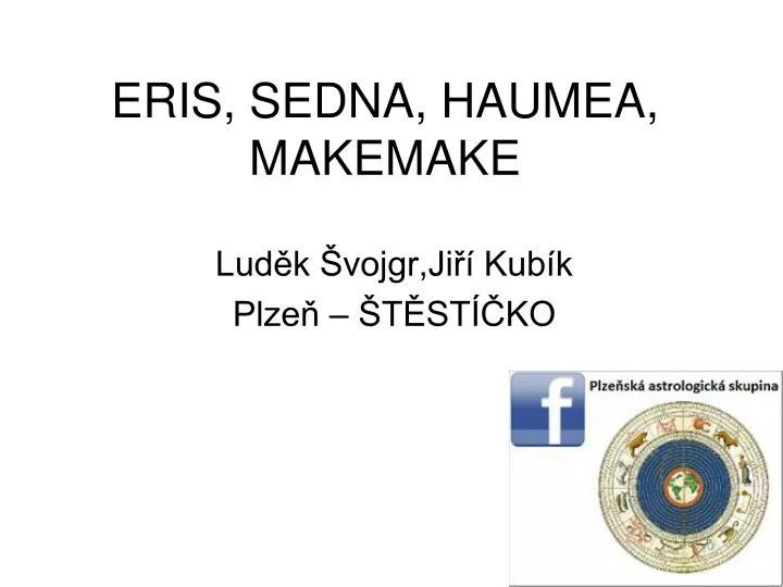 eris sedna haumea makemake