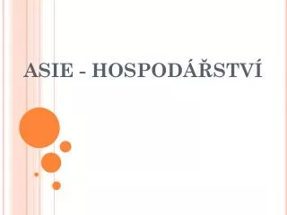 asie hospod stv