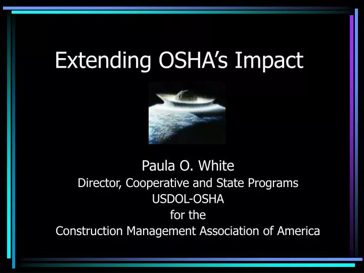 extending osha s impact
