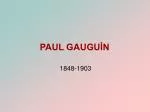 PAUL GAUGUİN - slide 1