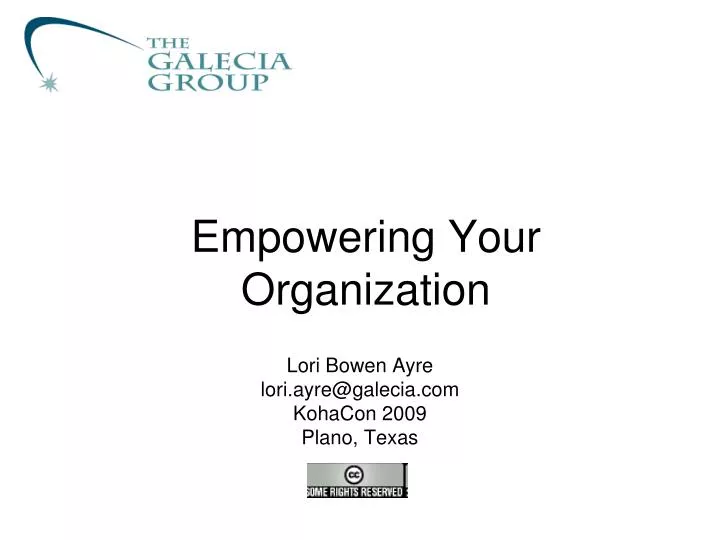 empowering your organization