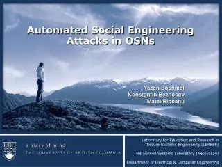 Automated Social Engineering Attacks in OSNs