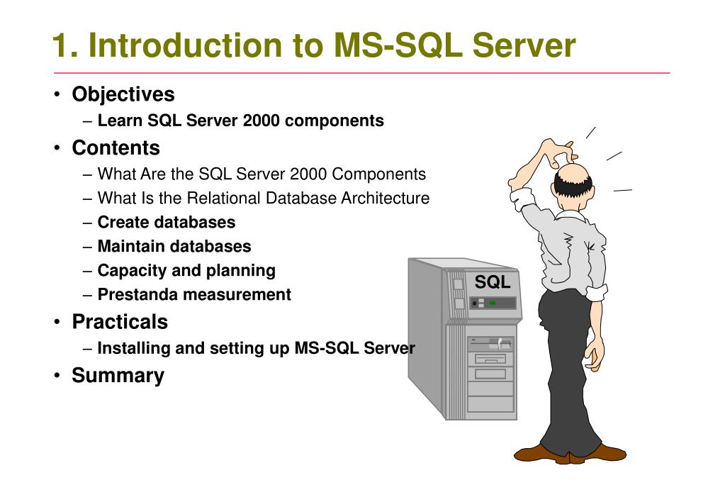 PPT - 1. Introduction to MS-SQL Server PowerPoint Presentation, free ...