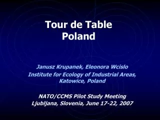 Tour de Table Poland