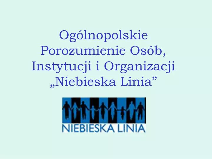 og lnopolskie porozumienie os b instytucji i organizacji niebieska linia