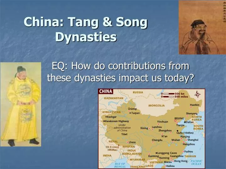 china tang song dynasties