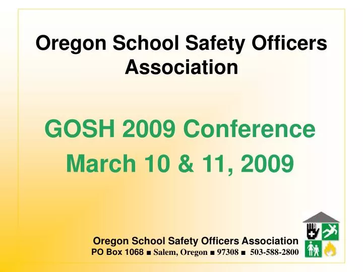 oregon school safety officers association