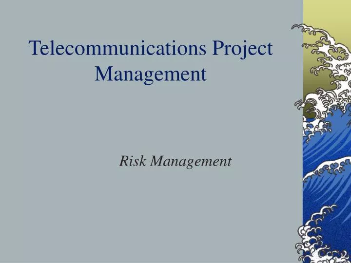telecommunications project management