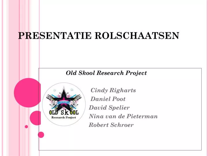 presentatie rolschaatsen