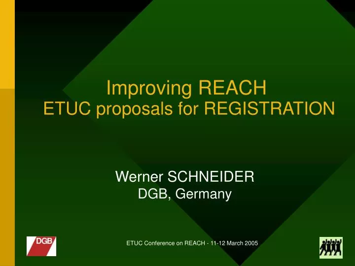 improving reach etuc proposals for registration