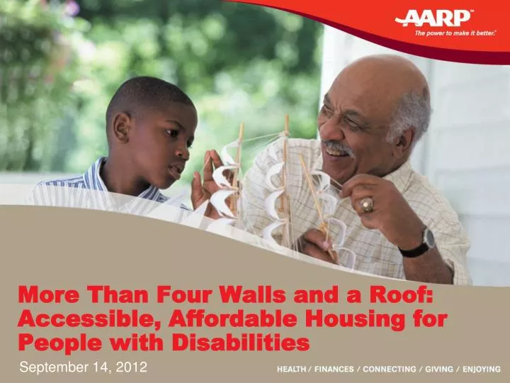 more than four walls and a roof accessible affordable housing for people with disabilities
