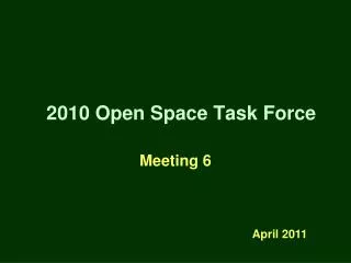 2010 Open Space Task Force