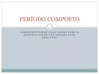 per odo composto