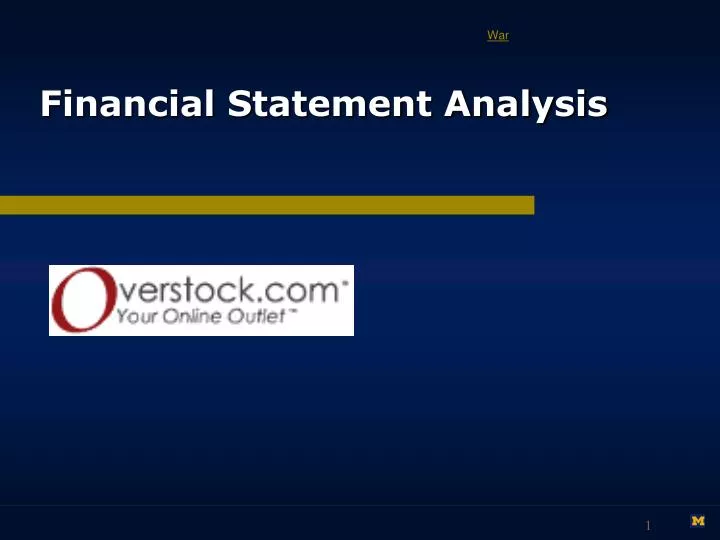 financial statement analysis