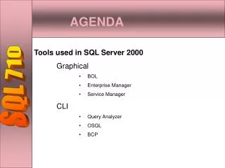 SQL 710