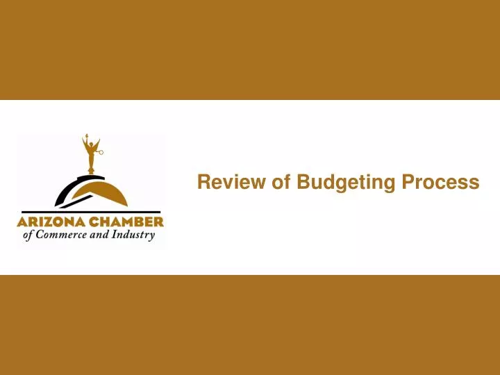 review of budgeting process