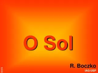 o sol