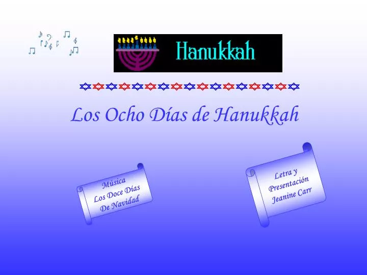los ocho d as de hanukkah
