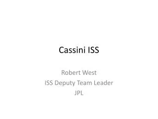 Cassini ISS