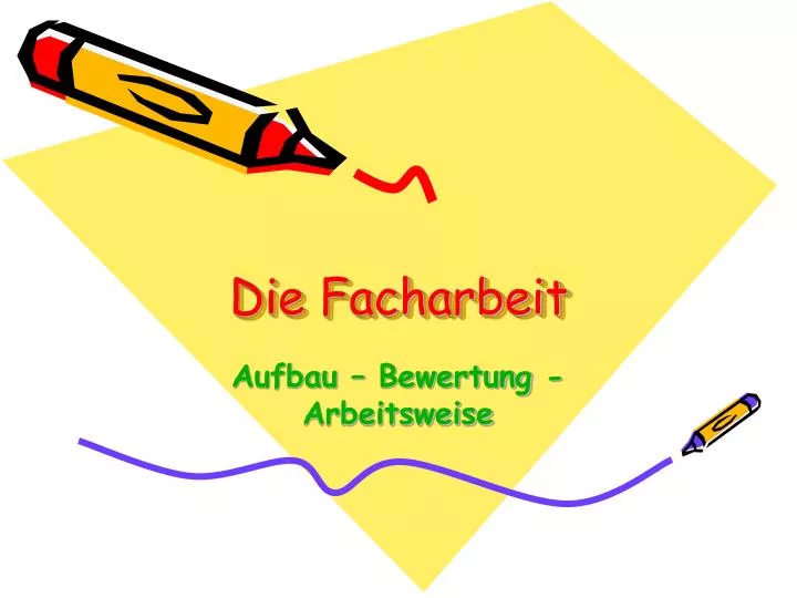 die facharbeit