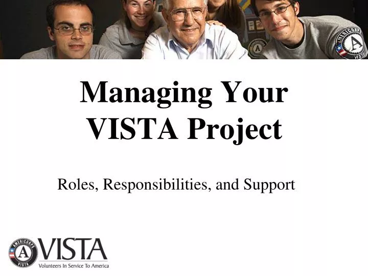 managing your vista project