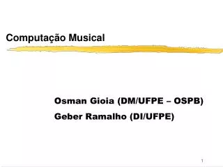 computa o musical