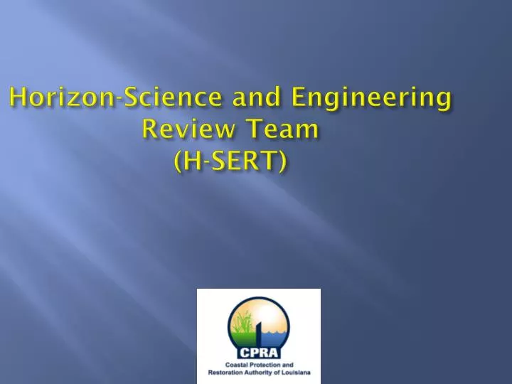 horizon science and engineering review team h sert
