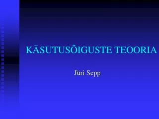 k sutus iguste teooria